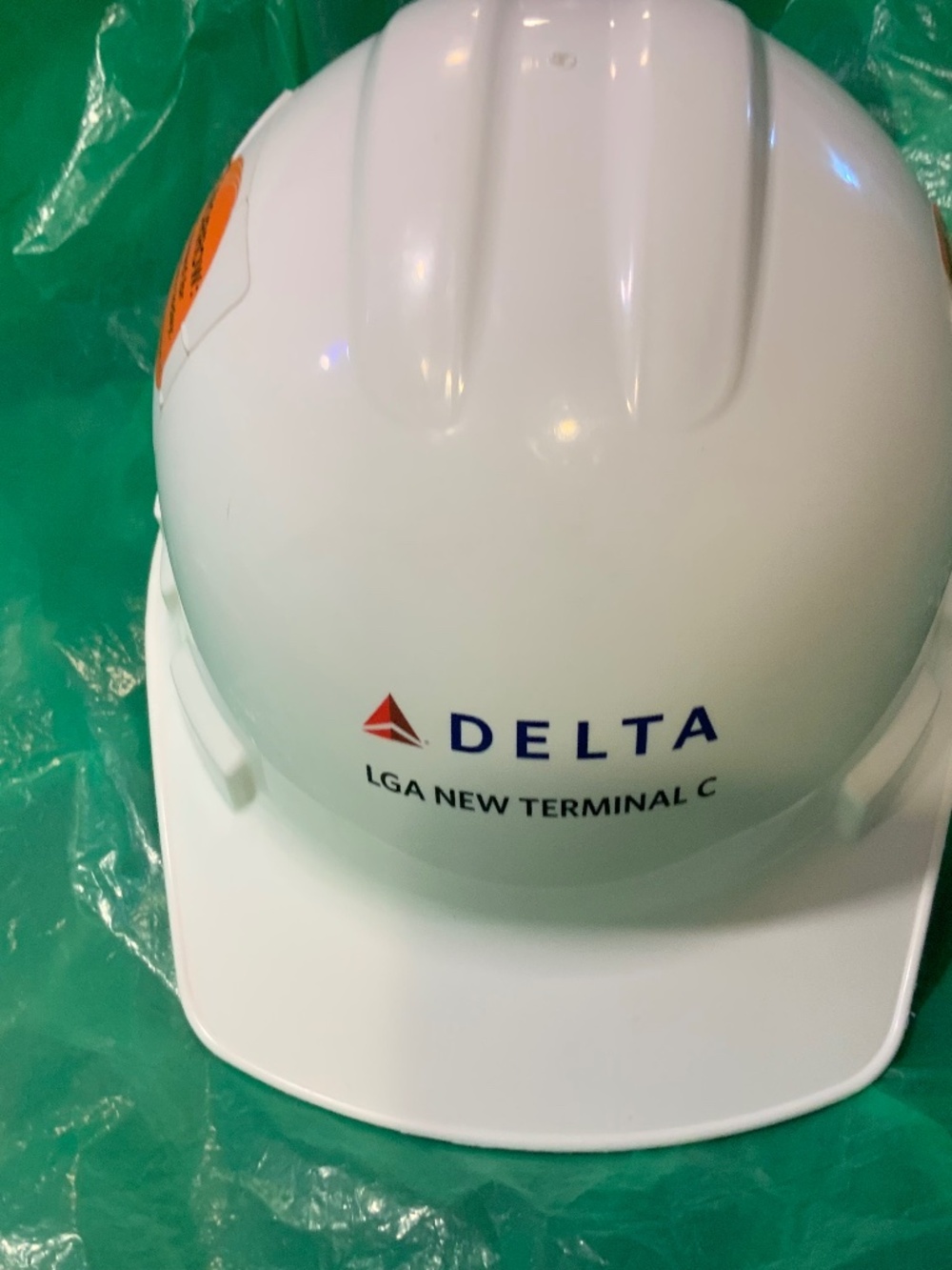 Delta Airlines ‘LGA NEW TERMINAL C’ Hard Hat - Rare, Collectible